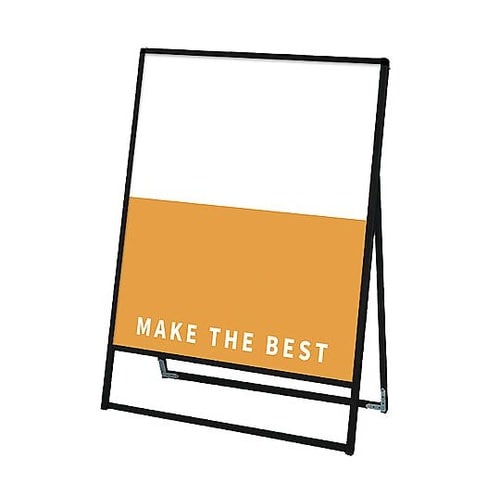 ブラックバリウススタンド看板 アルミ複合