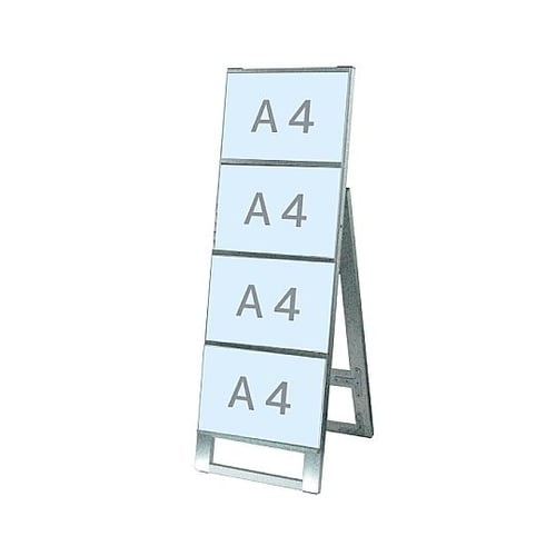カードケーススタンド看板 A4横4片面