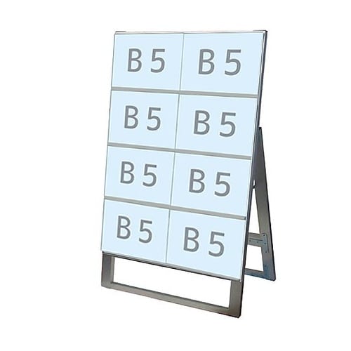 カードケーススタンド看板 B5横8片面