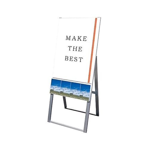 パンフレットケーススタンド看板 Uタイプ