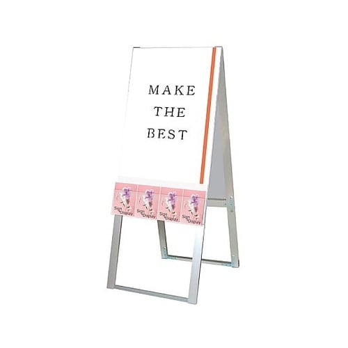 パンフレットケーススタンド看板 Uタイプ