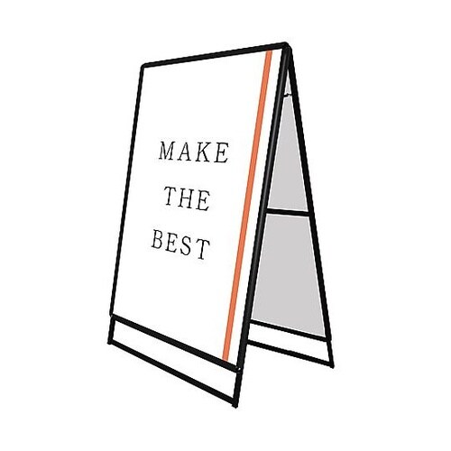 ポスターグリップスタンド看板 屋外用 A