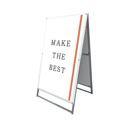 ポスター用スタンド看板 A0両面ホワイト