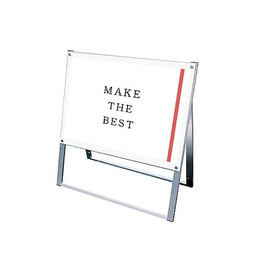 ポスター用スタンド看板 A1横片面ホワイ