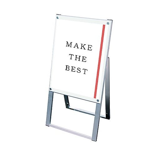 ポスター用スタンド看板 A2片面ホワイト