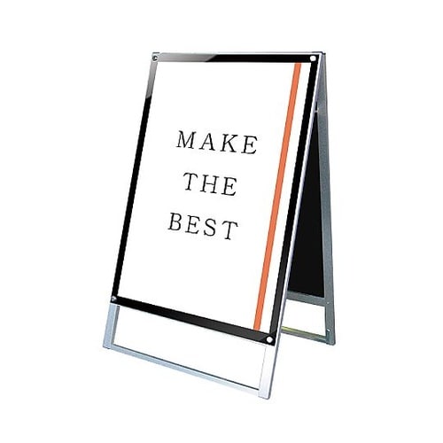 ポスター用スタンド看板 B1両面ブラック