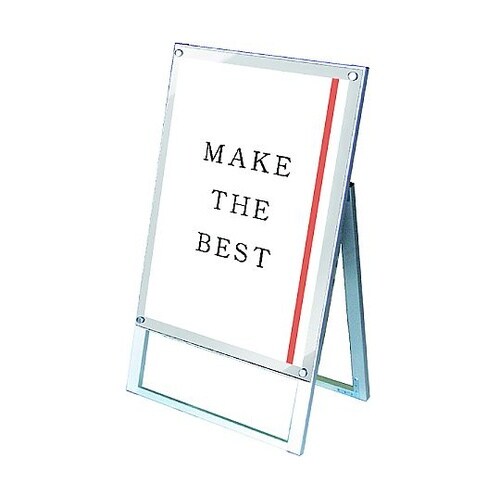 ポスター用スタンド看板 B2片面ホワイト