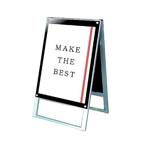 ポスター用スタンド看板 B2両面ブラック