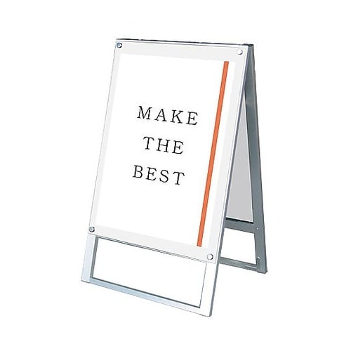 ポスター用スタンド看板 B2両面ホワイト