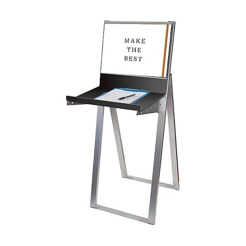 ラックスタンド看板 A3横ブラック アー