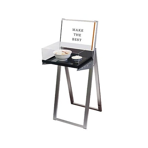 ラックスタンド看板 A3横ブラック(アク