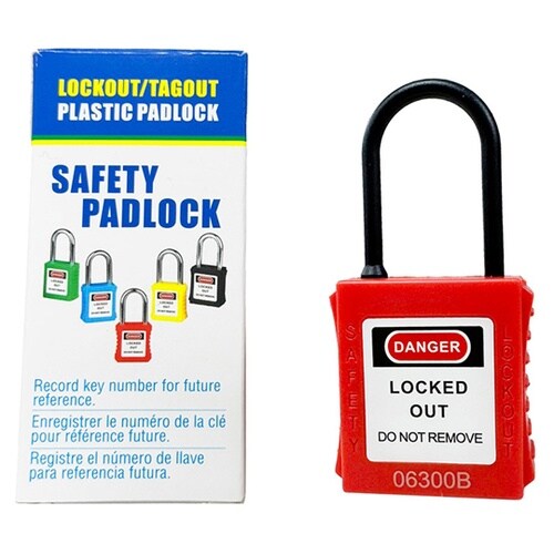 ロックアウト用絶縁パドロック (吊径4m