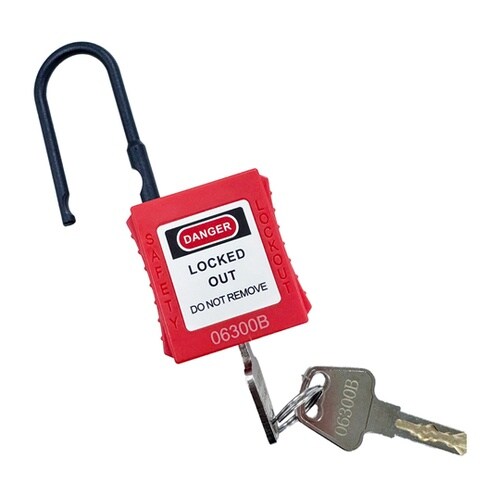 ロックアウト用絶縁パドロック (吊径4m