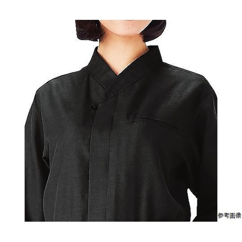 和風風格子シャツ シロ L 44306−