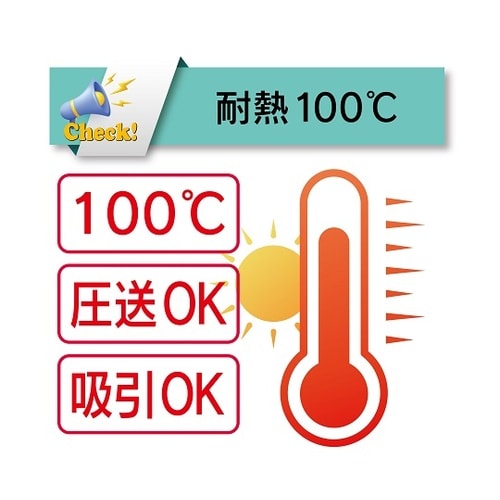 プラスチック粉粒体搬送・耐熱・帯電防止・