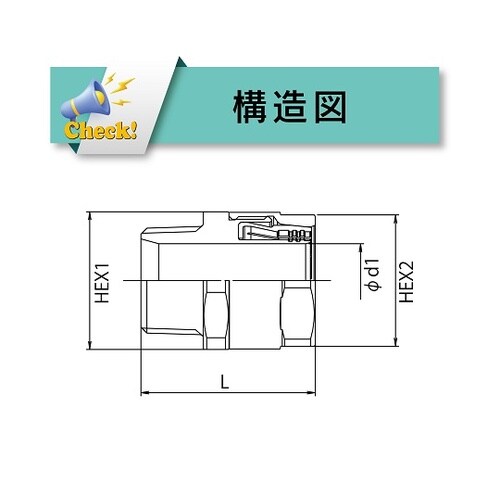 ホース継手 ステンレス製 トヨコネクタラ