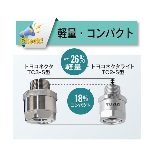 ホース継手 ステンレス製 トヨコネクタラ