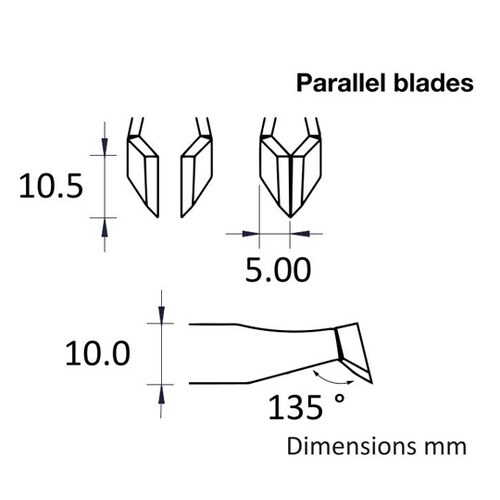 超精密ピンセット カッティング 15AG
