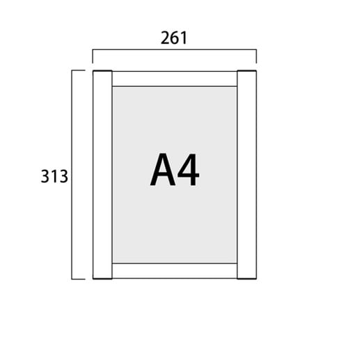 フラットオープンパネル A4 FOPA−