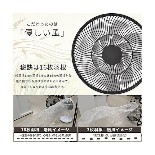 DCモーター充電式折り畳み扇風機 ETO