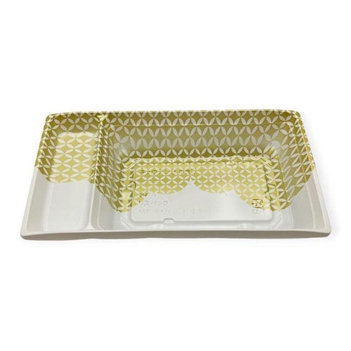 饗庵3 中皿2 かなまち金 1ケース(5