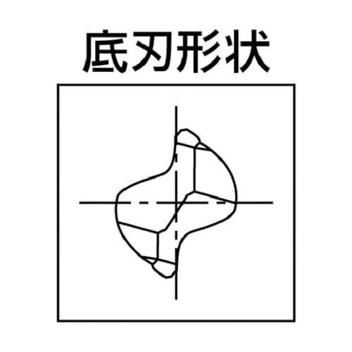 超硬ラジアスエンドミル FXコート2刃