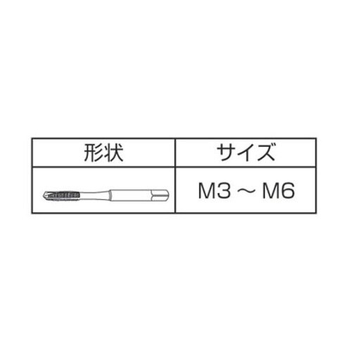 ナットタップ NT 2B M5X0.8