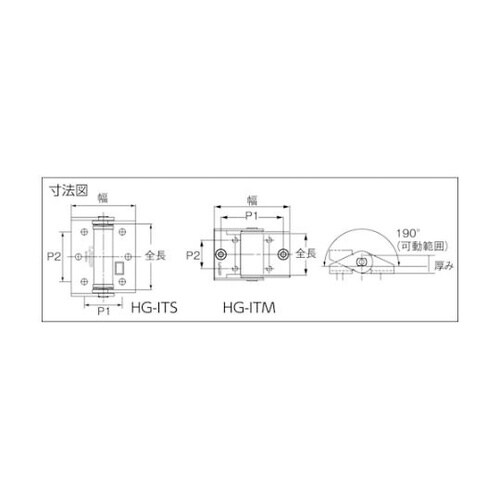 HGITS35 ステンレス製トルクヒンジ