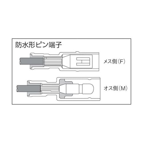 PCM2 ナイロン絶縁ギボシ接続子