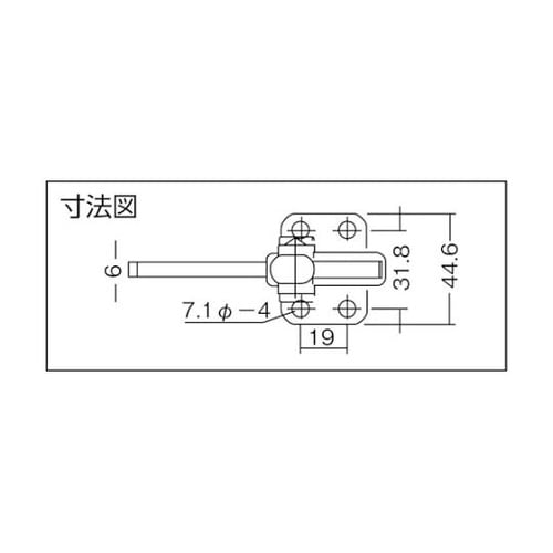 ハンドル縦型トグルクランプ No.HV3