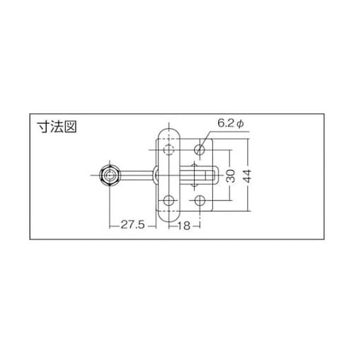 ハンドル縦型トグルクランプ No.40P