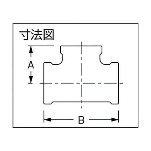 水道配管用継手 砲金チーズ 呼び径Rc1