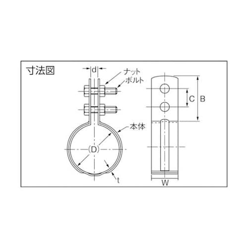 立バンド”ステン組式立バンド” 80A