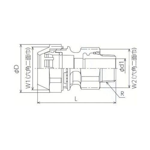 AIR25Mライトエアー オスアダプター