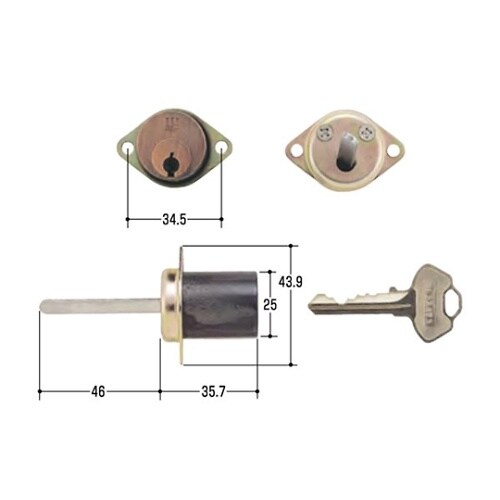 WCY−59 WEST取替用シリンダー