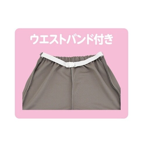 婦人脇全開ジャージパンツ グレー L 3