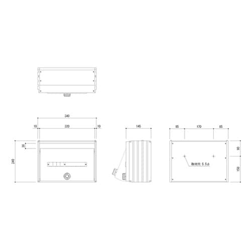 SMP−7 郵便受箱