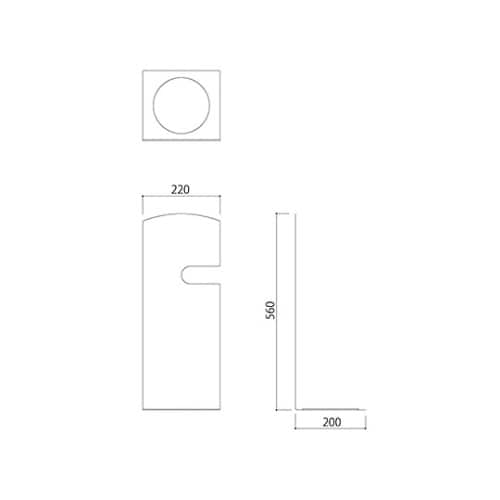 SK−FEB−FG210 消火器ボックス