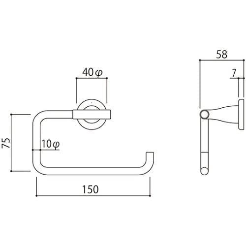 SK−STR−1 タオルリング・タオル掛