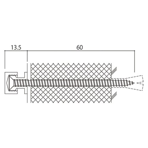 SK−HB13 ハンガー用化粧ボルト