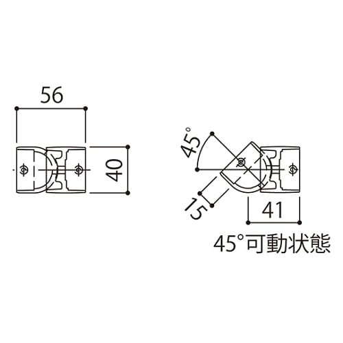 SK−BF−TH3 BL壁付手摺