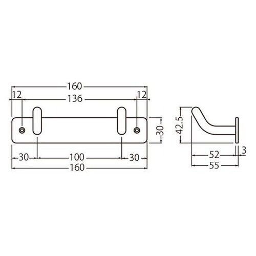 CB−27 二連丸棒フッククローム