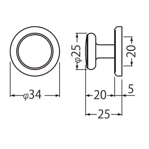 CB−38 丸形房掛金