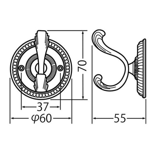 CZ−4 マーガレット帽子掛GB