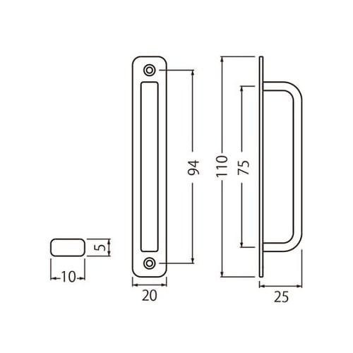 DB−3 角形座付取手小金