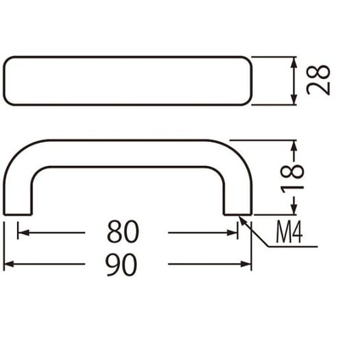 HW−11 小判ハンドル小白木ウッド