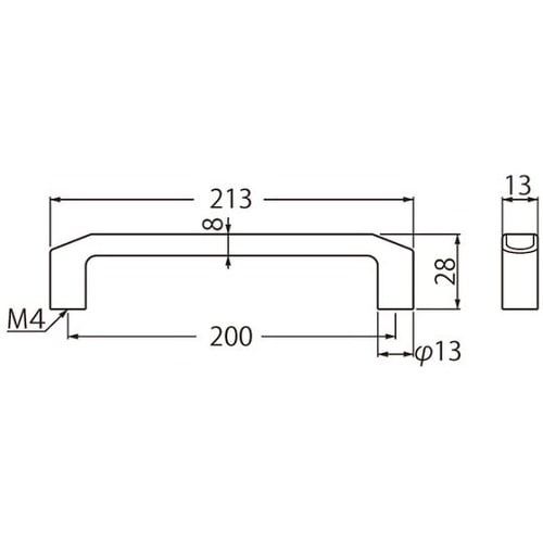 HZ−66ハンドル200ミリホワイト