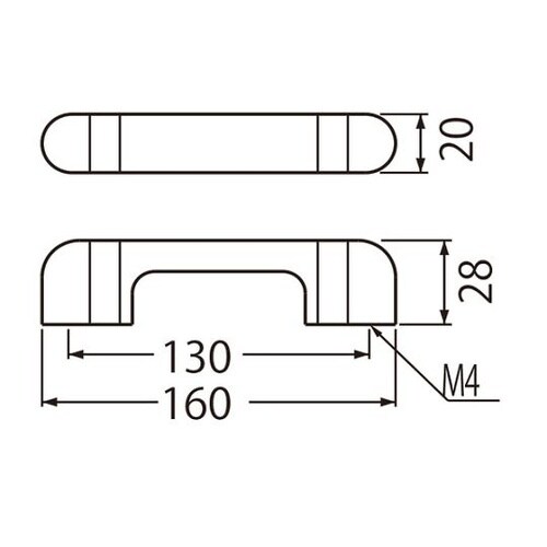 P−47B木目ポリウッドハンドル大ナラ