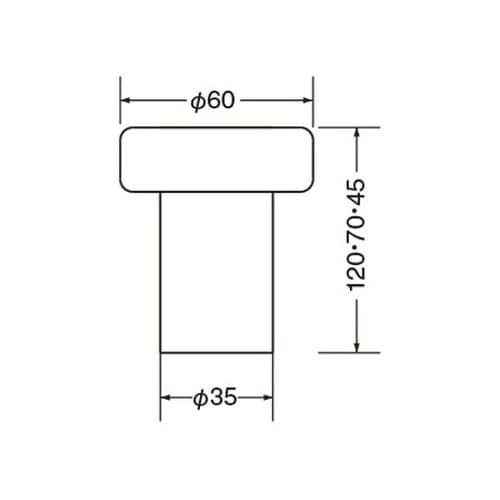 RB−23ヘビー戸当り床付120WH