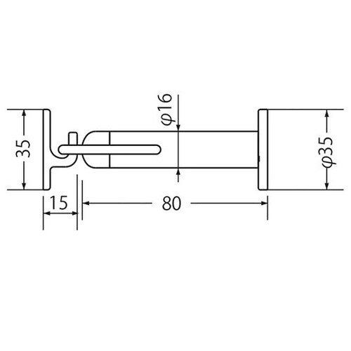 RB−32座付キャノン戸当り80WH